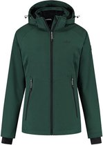 kjelvik dames softshell jas - winter softshell jas dames - Cato - groen - maat 36