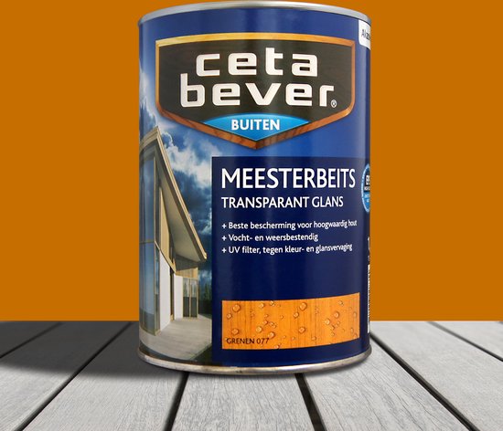 Cetabever Transparante Meesterbeits - 1,25 liter - Grenen Glans | bol.com