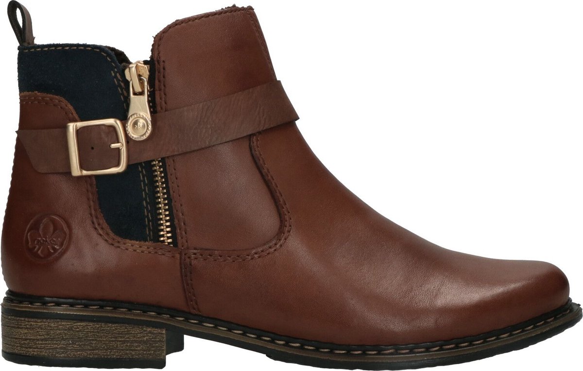 Rieker Enkellaars - Vrouwen - Bruin/Cognac - Maat 37