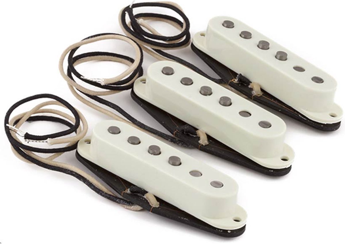 Pickup set Fender Pure Vintage '59 Strat, vintage white