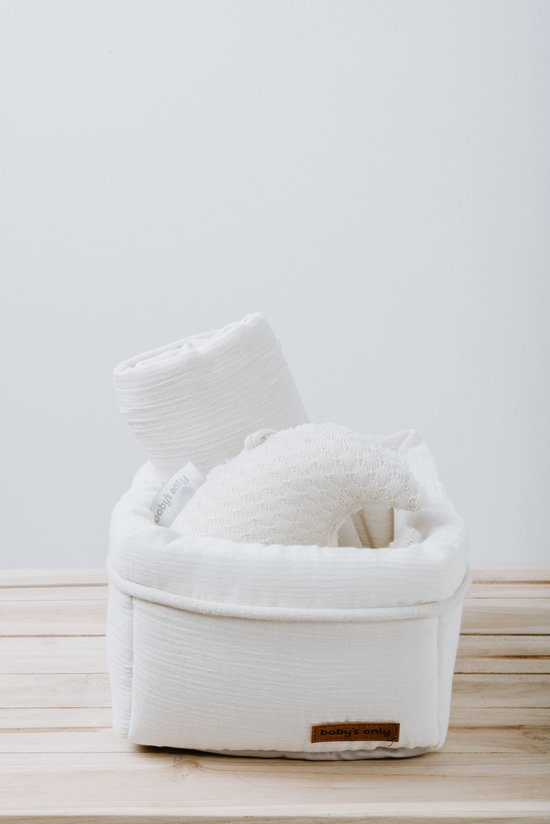 Baby's Only - Commodemandje - Opbergmandje - Commode organizer - Babykamer accessoires Sense - Kiezelgrijs