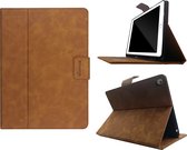 oTronica iPad cover 5th / 6th generation Luxe Leather Bookcase Brown - iPad 2017 cover with Pencil - iPad cover 2018 Premium Leather cover - iPad cover with Apple Pencil Pocket