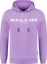 Ballin Amsterdam - Sweat à capuche Slim Fit Original pour homme - Violet - Taille S