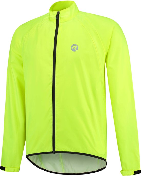 Rogelli Tellico Regenjas - Fietsregenjack - Heren - Fluor - Maat S