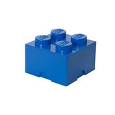 Lego Opberg Doos Legosteen 4-Pin Blauw