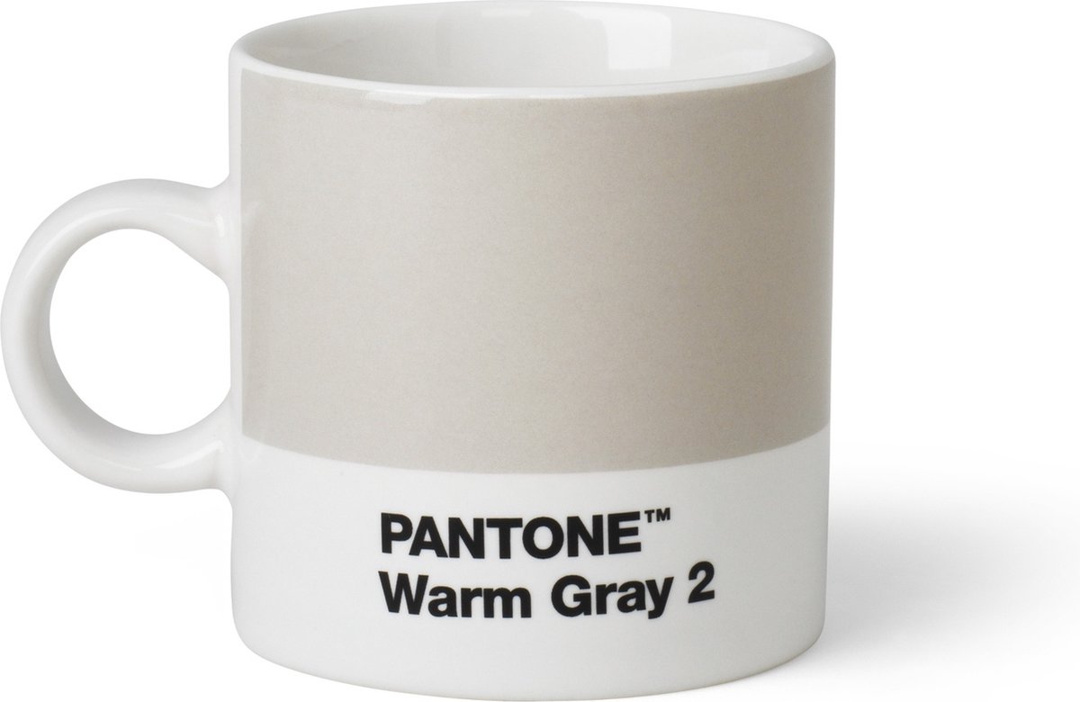 Pantone Espressobeker - Bone China - 120 ml - Warm Gray 2 C