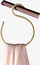 Sjaalhanger Naomi | Riemhanger | 2 Stuks | Multihanger | Stropdashanger | Hanger voor sjaals | Goud | Champagne kleur | Luxe uitgevoerde hangers