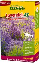 ECOstyle Lavendel-AZ Organisch Tuinmest - Heerlijk Ruikende Lavendel - Lange Bloei - 120 Dagen Voeding - voor 50 planten - 800 GR