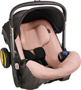 Ukje Autostoelhoes - Geschikt voor Doona Autostoel en Kinderwagen - Hoes - Roze - perfect fit - zacht katoen