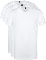 Alan Red - Vermont T-Shirt V-Hals Wit 3 pack - Heren - Maat XL - Regular-fit
