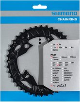 Kettingblad Shimano FC-MT500 / FC-M523 10 speed - 40 tands voor kettingbeschermer (AN) - zwart