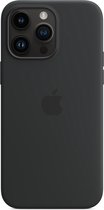 Origineel Apple iPhone 14 Pro Max Hoesje MagSafe Silicone Case Zwart
