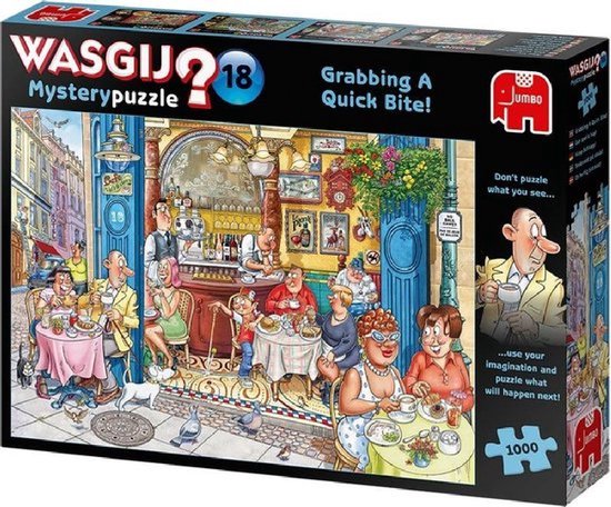 Puzzel Wasgij Mystery Een Snelle Hap 1000 stukjes aanbieding bij Marskramer Puzzel Wasgij Mystery Een Snelle Hap 1000 stukjes aanbieding bij Marskramer