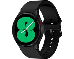 By Qubix - Geschikt voor Samsung Galaxy Watch bandje - Classic sportbandje 20mm - Zwart - Geschikt voor Samsung Galaxy Watch 7 (40 & 44mm) - Galaxy Watch FE - Galaxy Watch 6 - Galaxy Watch 6 Pro - Galaxy Watch 5 - 5 Pro - Galaxy Watch 4 - 4 Classic