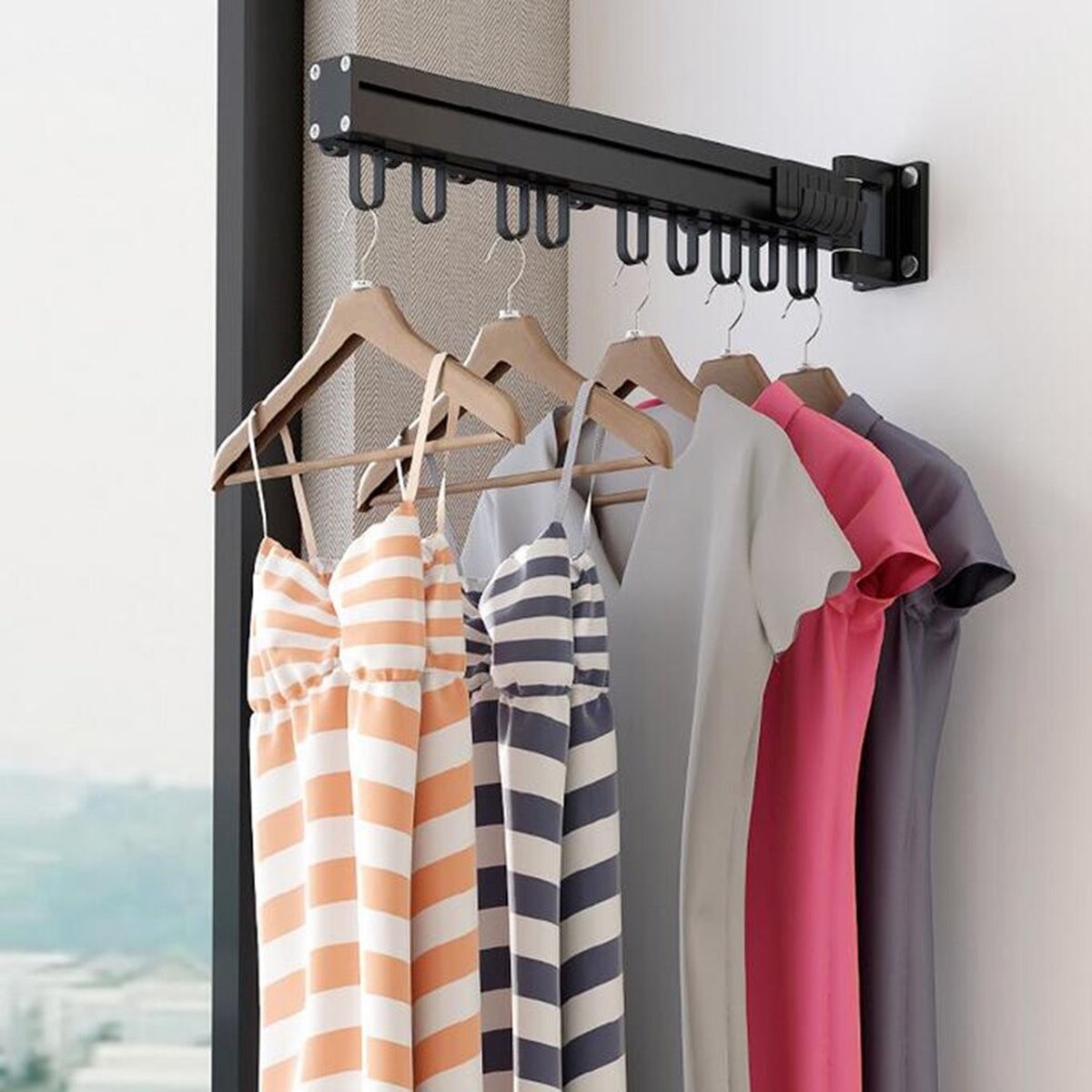 Plafond kleding droogrek, plafond waslijn, elektrische lift