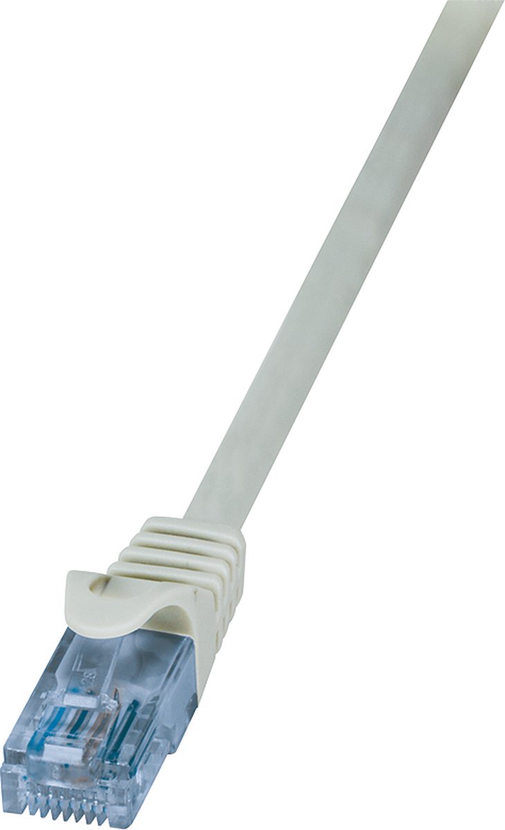CAT6a U/UTP grijs 5M CCA - Netwerkkabel - Computerkabel - Kabel