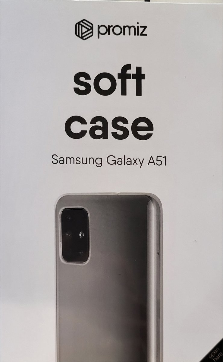 Promiz Samsung Galaxy A51 Soft Case Transparant Slim Fit