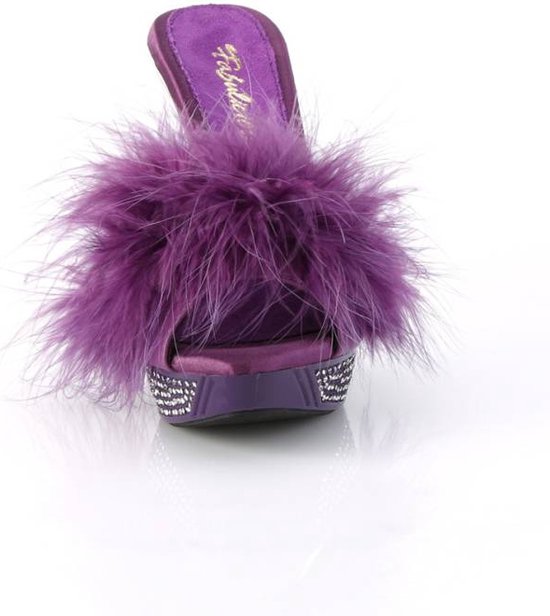 Fabulicious Sandales à Talons -38 Chaussures- ELEGANT-401F US 8 Violet