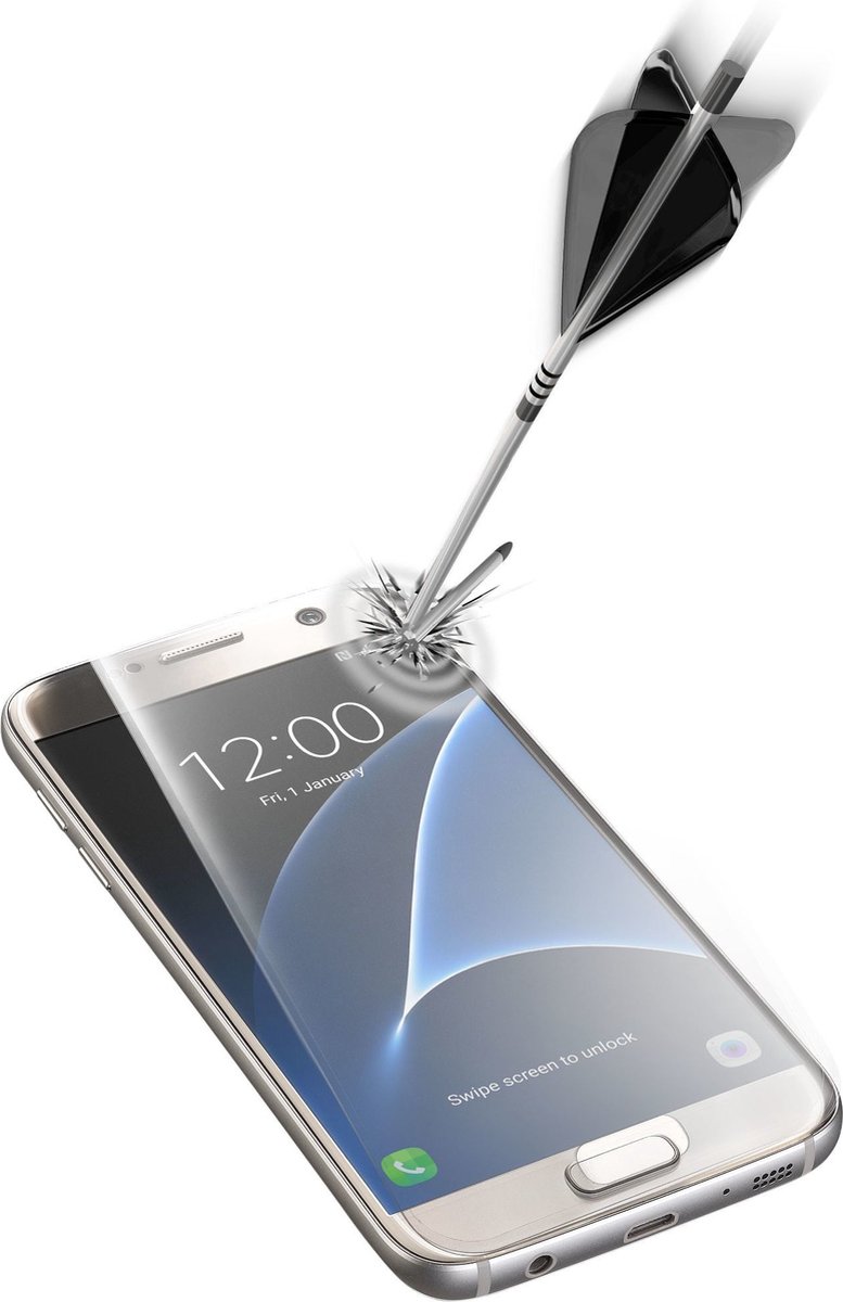 Cellularline Capsule Screenprotector (Glas) Geschikt Voor: Samsung Galaxy S7 1 Stuks