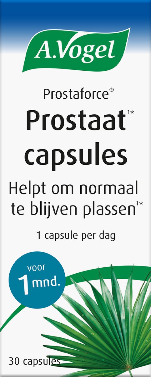 Goedkoopste A.Vogel Prostaforce capsules - Helpt mannen om normaal te kunnen blijven plassen - 30st