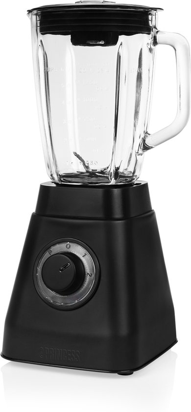 Princess 212085 Blender – Capaciteit 1.5 liter – Black Steel Collectie