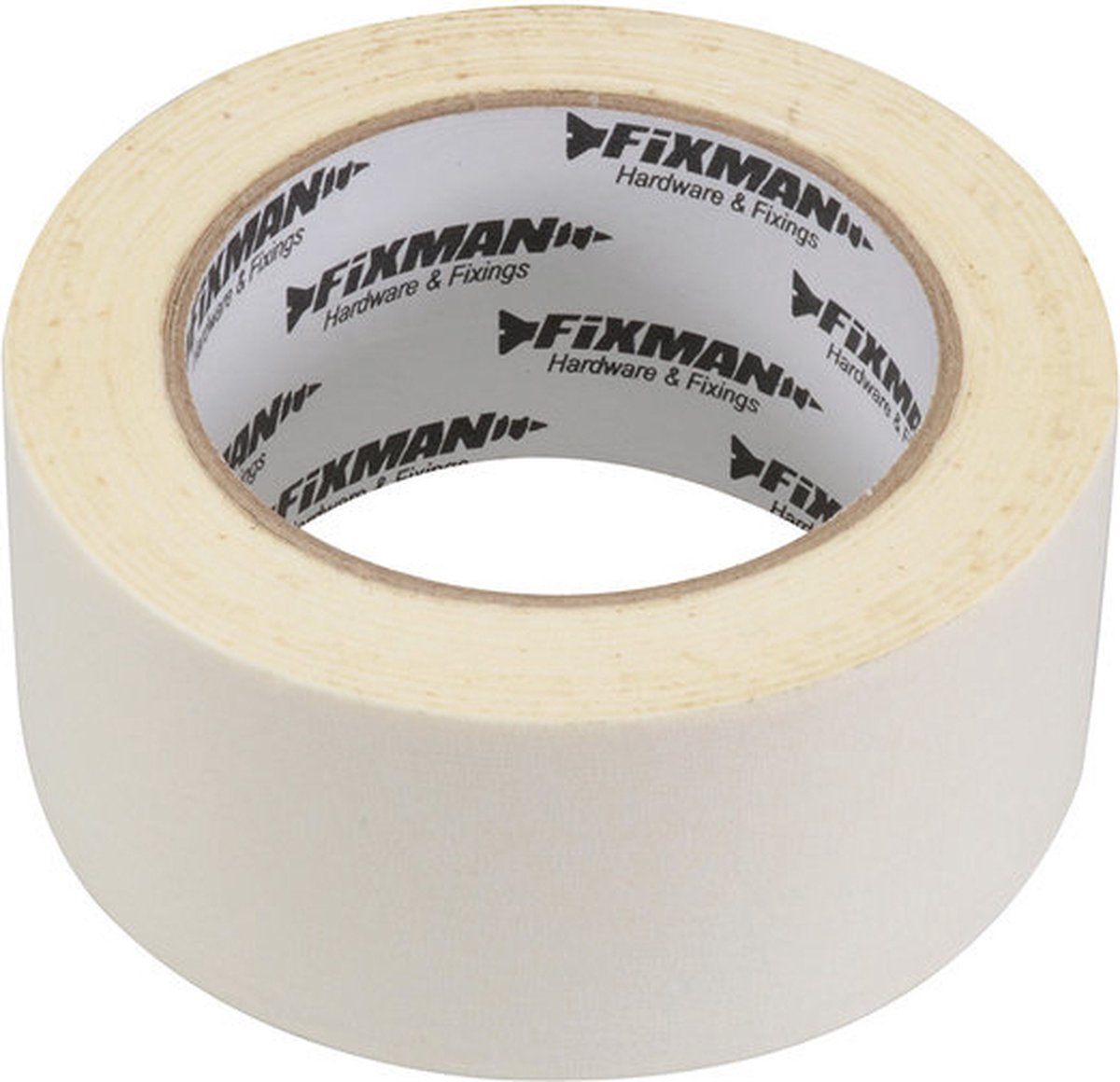 Fixman Afplaktape Laag Klevend 38mm x 50m - Scherpe Randen