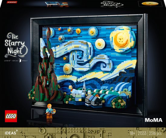 LEGO Ideas Vincent van Gogh - Sterrennacht - 21333 | bol.com