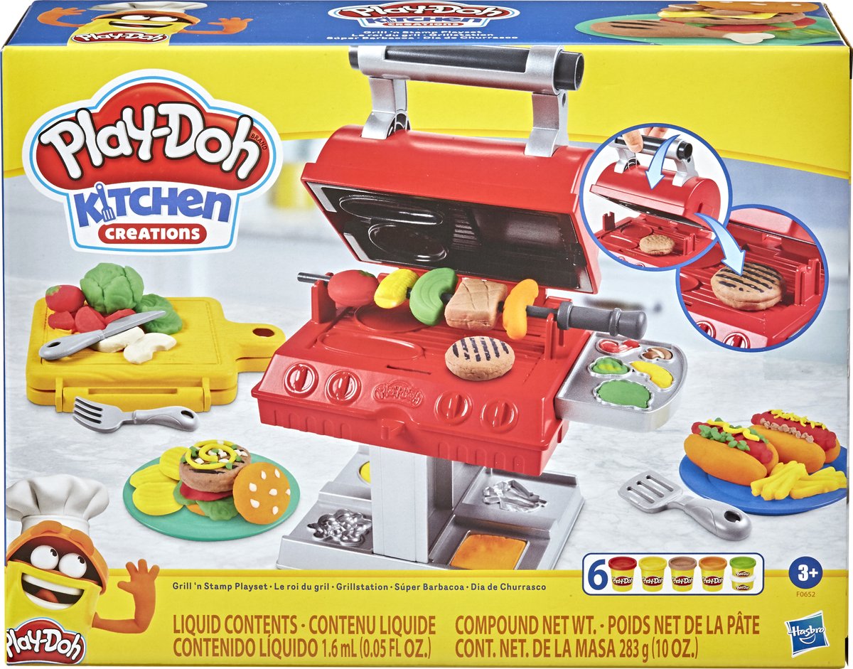 Play-Doh Super Grill Barbecue - Klei Speelset - Play-Doh