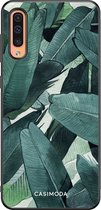 Casimoda® hoesje - Geschikt voor Samsung Galaxy A50 - Jungle - Zwart TPU Backcover - Planten - Groen
