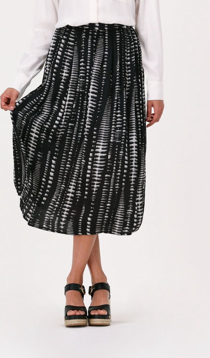 Simple Woven Skirt Rokken Dames - Zwart - Maat XS