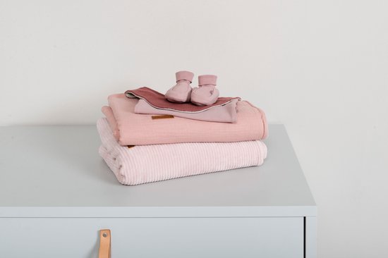 Baby's Only Ledikantdeken - Baby deken Breeze - Dekentje voor meisjes - 0.6 TOG - 100x135 cm - Oud Roze - 100% katoen van Baby's Only — afbeelding 2
