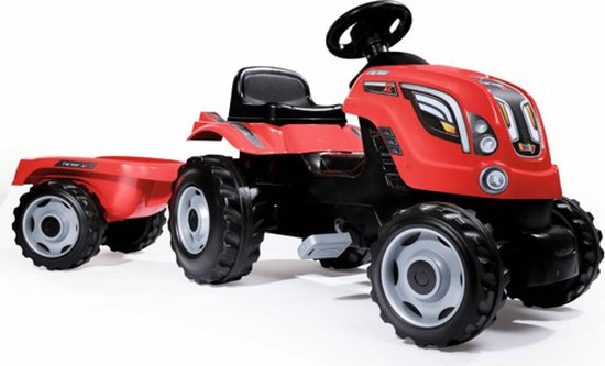 Smoby Tractor Farmer XL Rood - Traptractor