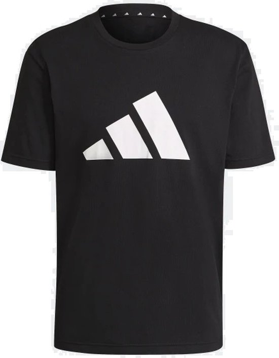 Foto: Adidas sportswear future icons logo graphic sportshirt heren zwart m