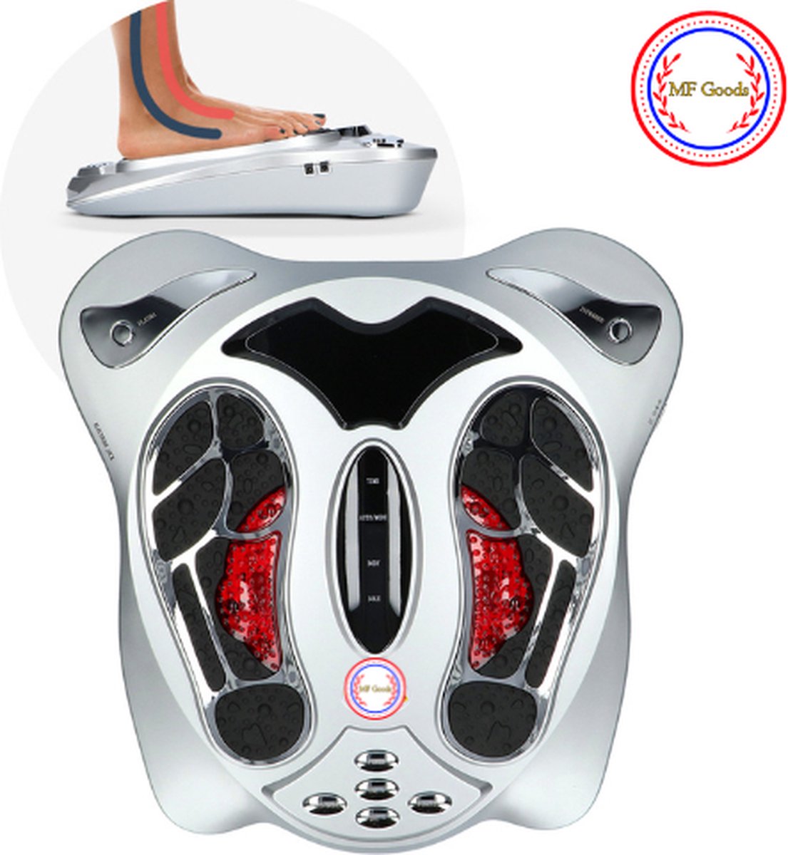 Goedkoopste MF Goods bloedcirculatieapparaat luxe totaalpakket - voetmassage apparaat bloedsomloop - tens apparaat - ems apparaat - riem ems - infraroodlamp - plasma afvoer bloed