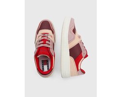 TOMMY HILFIGER Tommy Jeans Dames Low Nubuk Deep Rouge ROOD 37