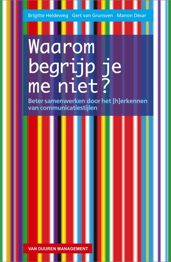 Waarom begrijp je me niet? - cover