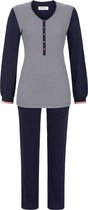 Ringella zigzag pyjama katoen - Blauw - Maat - 44