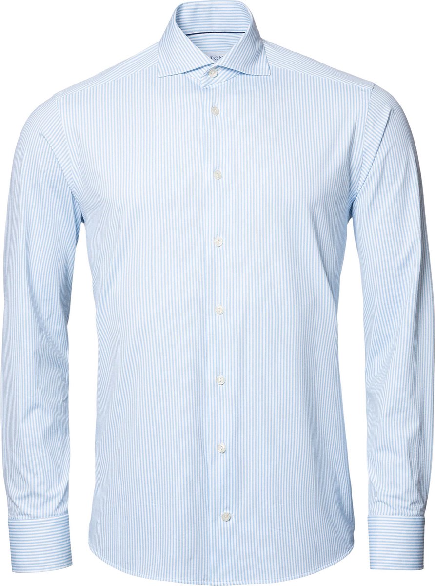 Eton Heren Contemporary Fit Overhemd Blauw maat 44
