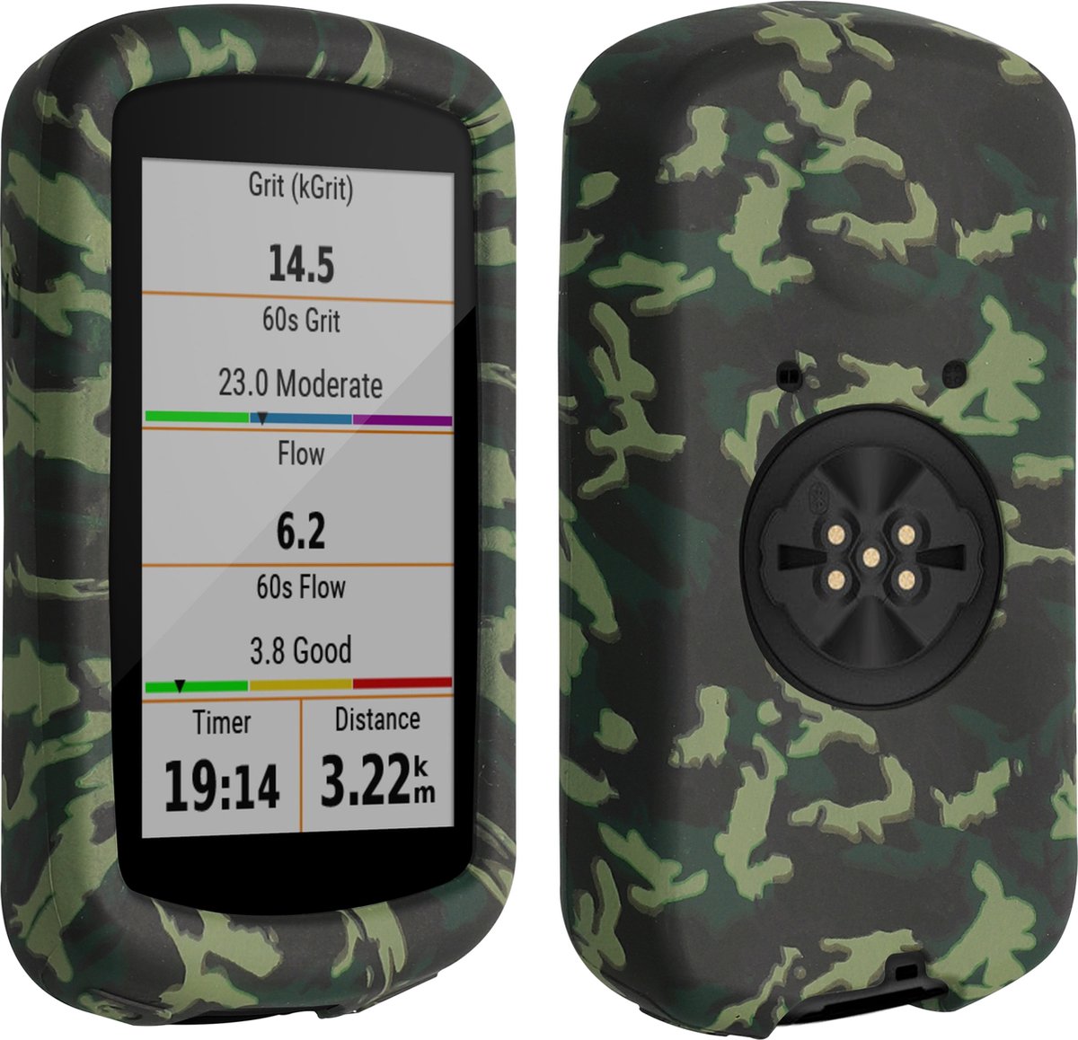 kwmobile hoesje geschikt voor Garmin Edge 1030 / 1030 Plus - Siliconen hoes voor fietsnavigatie - GPS beschermhoes