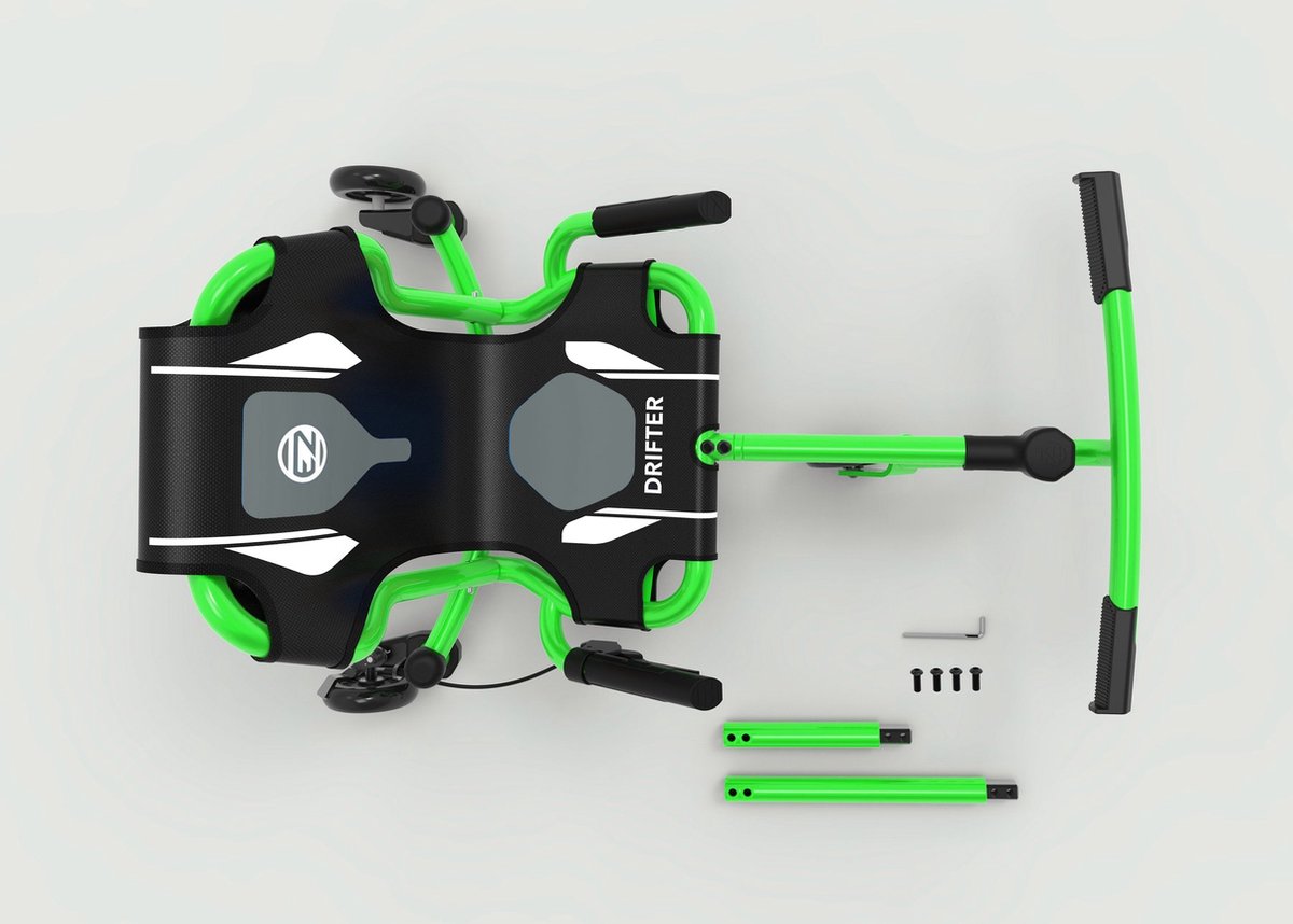 EzyRoller Drifter X skelter - Waveroller voor kinderen 6 tot 14 jaar - 100 tot 145 cm - Driftmechanisme - Groen — afbeelding 8
