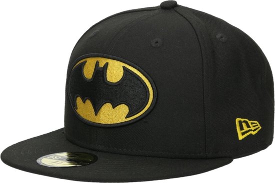 New Era Character Bas Batman Basic Cap 10862338, Mannen, Zwart, Pet, maat: 7 1/4