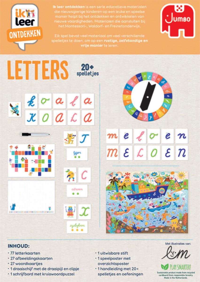 Jumbo - Ik leer ontdekken - Letters - Educatief spel - Vanaf 4 jaar — afbeelding 5