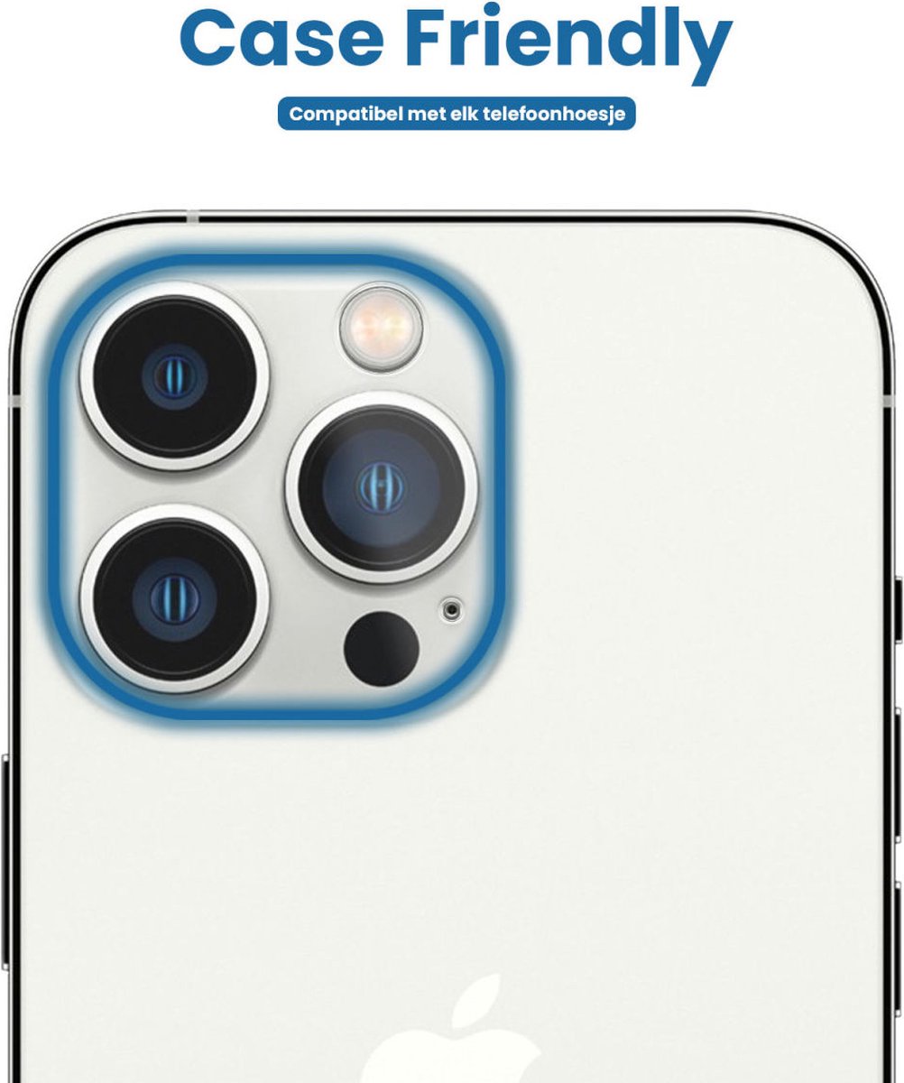 Apple iPhone 13 Pro Camera Lens Protector Transparant bol