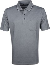 Casa Moda - Polo Donkergrijs - Regular-fit - Heren Poloshirt Maat XL
