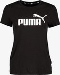 Zwart Puma T-shirt met kort mouwen en wit Puma logo op de borst.