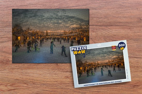 Puzzle Noël - Noël - Illuminations de Éclairage de Noël - Puzzle - Puzzle 500 pièces