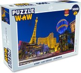 Puzzel Strip - Las Vegas - Amerika - Legpuzzel - Puzzel 1000 stukjes volwassenen