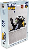 Puzzle Plongeur comique dans un bain rempli de savon - Puzzle - Puzzle 500 pièces