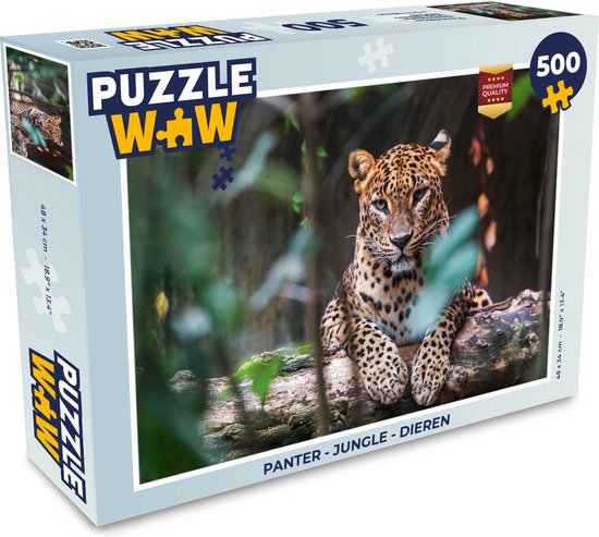 Trefl – Koning Van De Jungle – Puzzel Met 200 Stukjes – Kleurrijk Legpuzzel Met Leeuw Op Rots – Voor Kinderen Vanaf 7 Jaar, 480 X 340 Mm