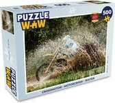 Puzzel Crossmotor - Motorcross - Water - Legpuzzel - Puzzel 500 stukjes
